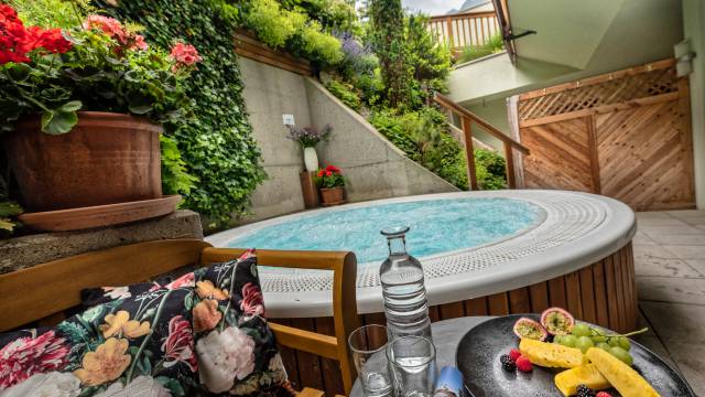 Hotel mit Außenwhirlpool - Wellnesshotel Stubaier Hof